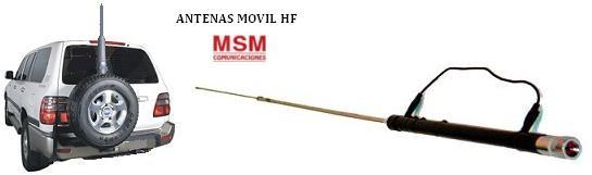 ANTENAS MOVIL HF