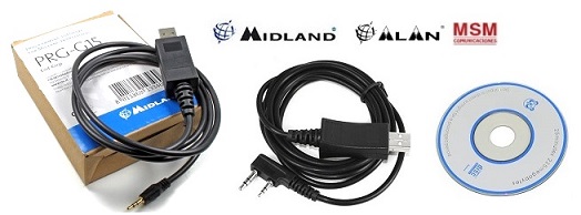 CABLES DE PROGRAMACION PARA MIDLAND