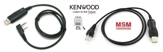 CABLES DE PROGRAMACION PARA KENWOOD