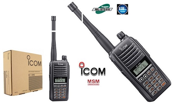 Icom Ic-a14 Transceptor Vhf De Banda Aérea