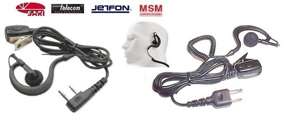 MICROAURICULARES PARA WALKIES MAXON